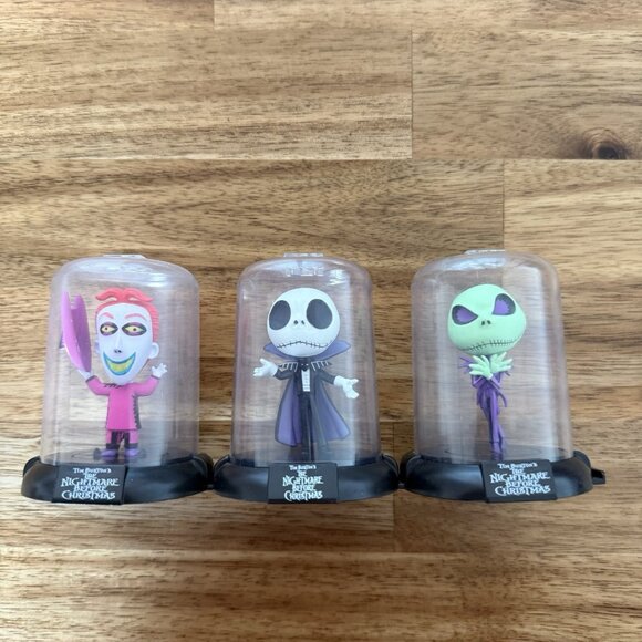 Nightmare Before Christmas Domez Set Of 3 Figures Jack Skellington, Lock - Picture 3 of 10